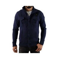 wawiHEROES BLAUER USA Herren Sweatjacke FELPA APERTA in...