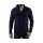 wawiHEROES BLAUER USA Herren Sweatjacke FELPA APERTA in Dunkelblau