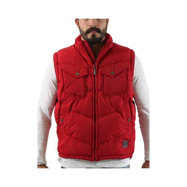 wawiHEROES ENERGIE Herren Weste PACIFIC JACKET in Rot
