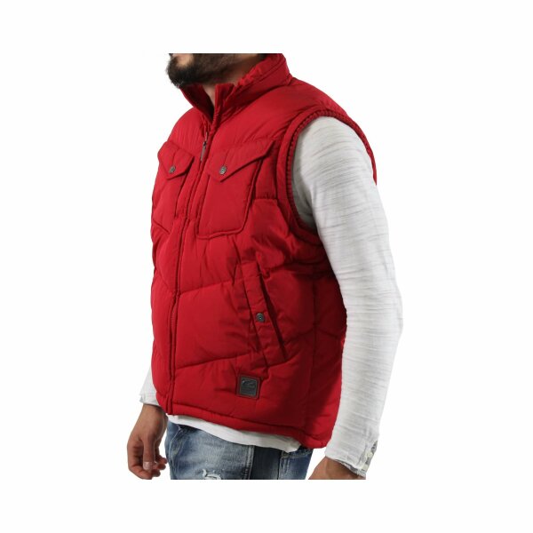 wawiHEROES ENERGIE Herren Weste PACIFIC JACKET in Rot