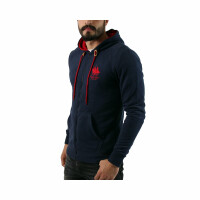 wawiHEROES FRANK FERRY Herren Sweatjacke POLO NAVY in...