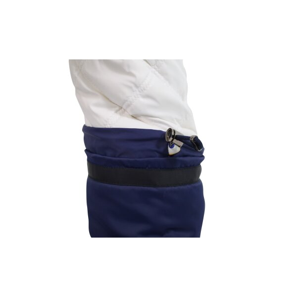 wawiHEROES GEOSPIRIT Daunen Winter Fäustlinge Handschuhe in Schwarz/Dunkelblau