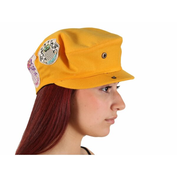 wawiHEROES FORNARINA Damen Mütze LORNA YELLOW WOOL CAP in Gelb