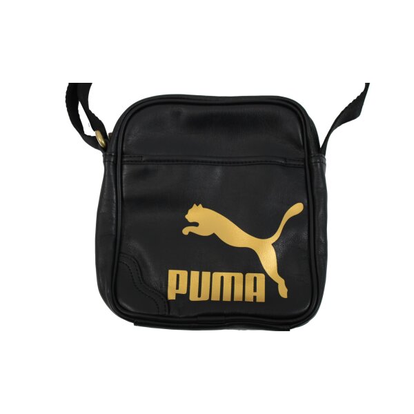 wawiHEROES PUMA Umhängetasche ORIGINALS in Schwarz Gold