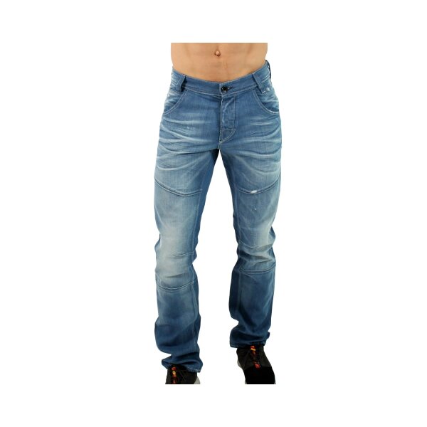 wawiHEROES JACK & JONES Herren Jeans BOXY CHRIS L.I.D. BL121 in Hellblau