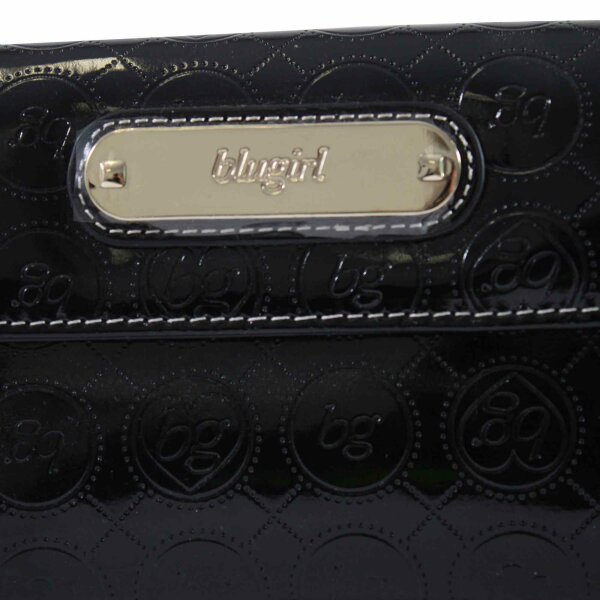 wawiHEROES BLUGIRL BLUMARINE Damen Geldbeutel in Schwarz Glänzend