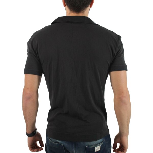 wawiHEROES DIESEL Herren T-Shirt BLACK GOLD in Schwarz mit V-Ausschnitt