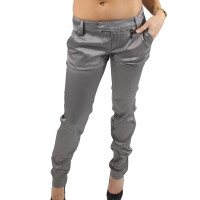 wawiHEROES MISS SIXTY Damen Hose Business in Grau/Silber