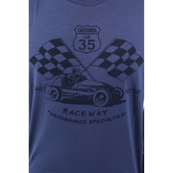 wawiHEROES BLAUER USA Herren T-Shirt MC in Blau