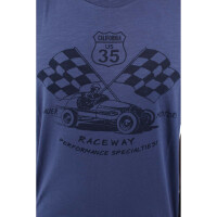 wawiHEROES BLAUER USA Herren T-Shirt MC in Blau