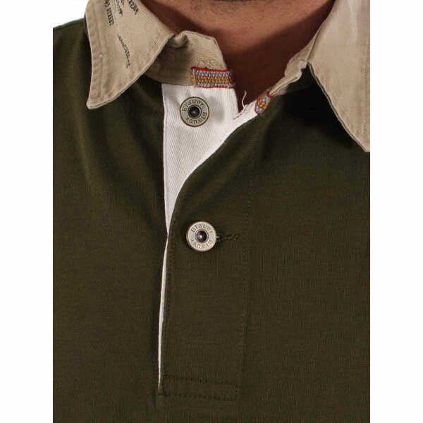 wawiHEROES BLAUER USA Herren Polo-Shirt MC in Dunkelgrün