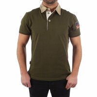 wawiHEROES BLAUER USA Herren Polo-Shirt MC in...