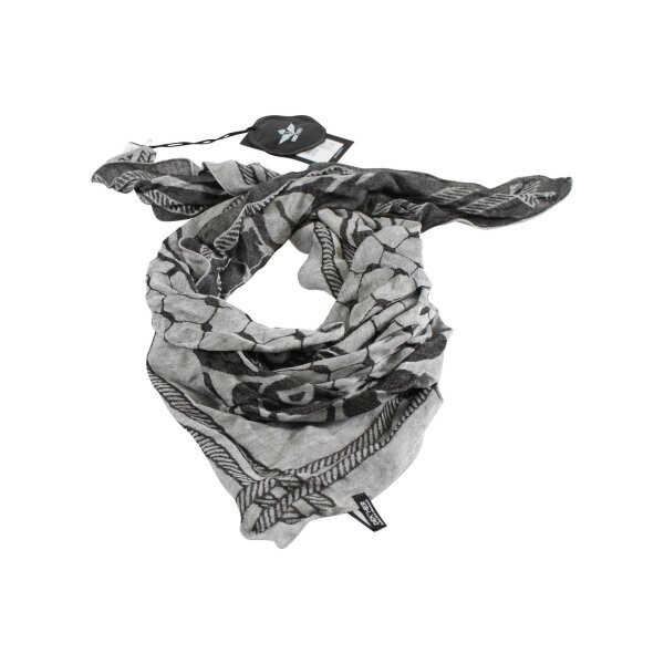 wawiHEROES DEKKER PEUTEREY Unisex Schal CONCIATO in Grau Weiß