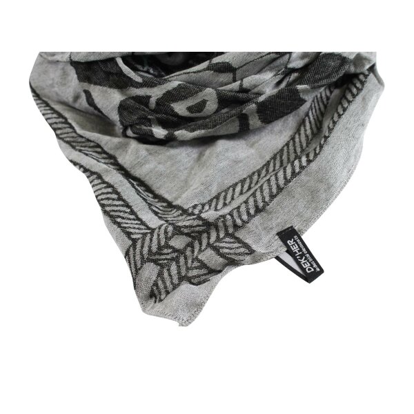 wawiHEROES DEKKER PEUTEREY Unisex Schal CONCIATO in Grau Weiß