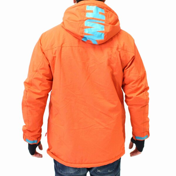 wawiHEROES HUMÖR Herren Winterjacke FULLON JACKET in Orange