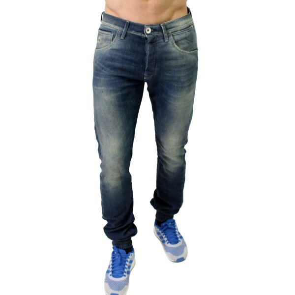 wawiHEROES JACK & JONES Herren Jeans/Jogging Stan Road Rib Indigo Blue-NTH