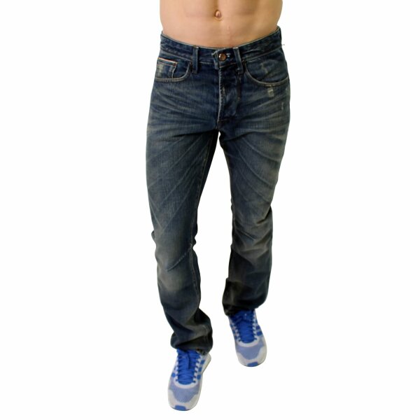 wawiHEROES JACK & JONES Herren Jeans TRAVIS ONE SELVAGE in Blau