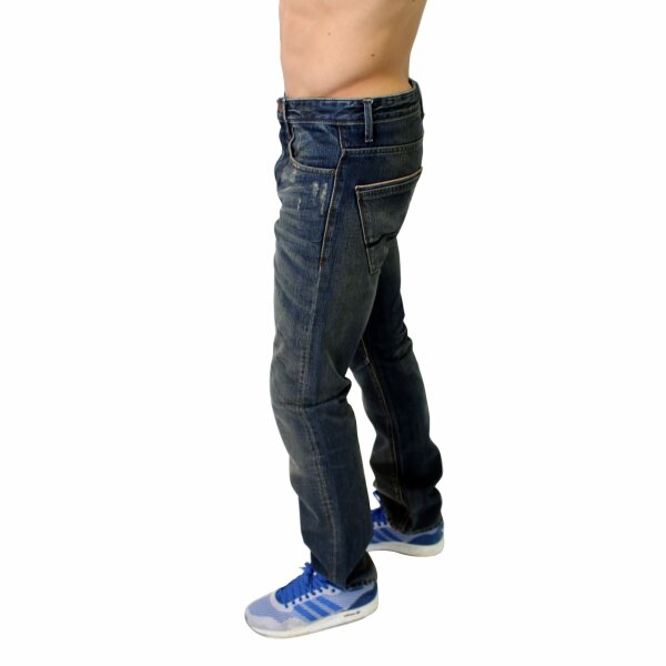 wawiHEROES JACK & JONES Herren Jeans TRAVIS ONE SELVAGE in Blau