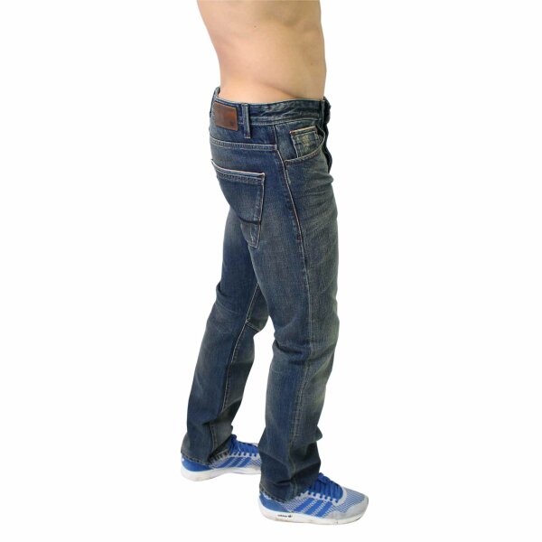 wawiHEROES JACK & JONES Herren Jeans TRAVIS ONE SELVAGE in Blau