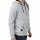 wawiHEROES HUMÖR Kapuzen Herren Sweatjacke ZIP in Grau