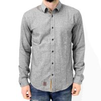 wawiHEROES ANERKJENDT Herren Hemd MEIR in Grau