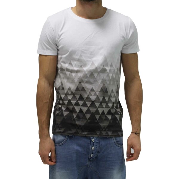 wawiHEROES HUMÖR Herren T-Shirt in Weiß/Grau