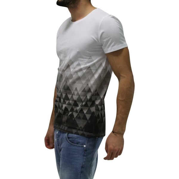 wawiHEROES HUMÖR Herren T-Shirt in Weiß/Grau