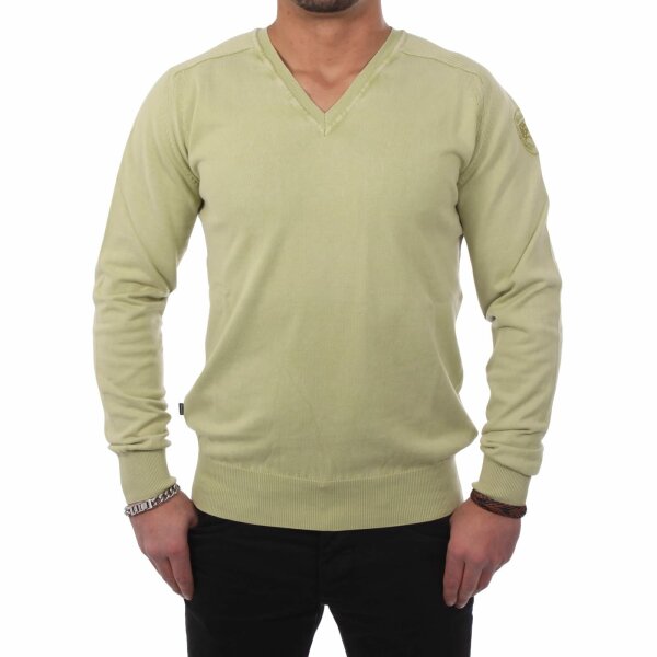 wawiHEROES BLAUER USA Herren Pullover COLLO in Grün