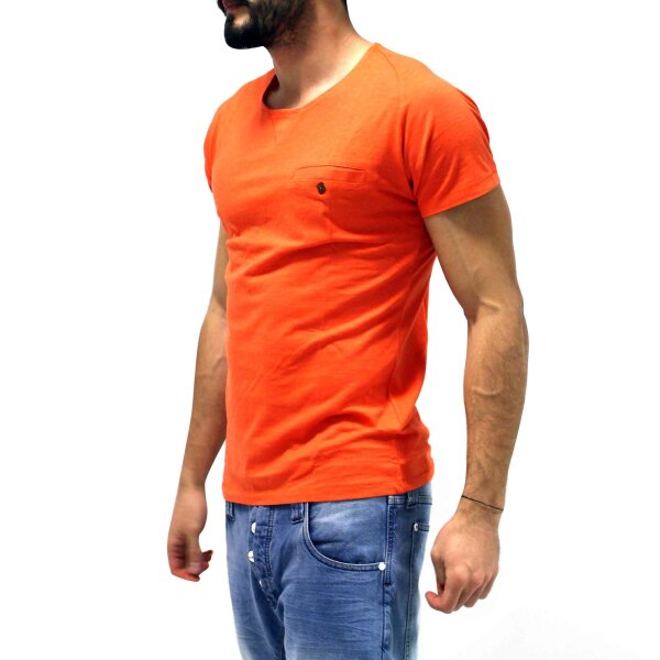 wawiHEROES HUMÖR Herren T-Shirt CULA in Orange