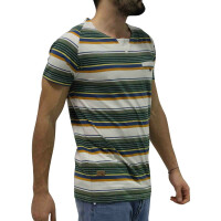 wawiHEROES HUMÖR Herren T-Shirt CULA gestreift in...