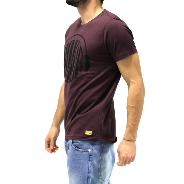 wawiHEROES HUMÖR Herren T-Shirt in Dunkelrot