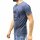 wawiHEROES HUMÖR Herren T-Shirt LUGA DRESS BLUES in Blau