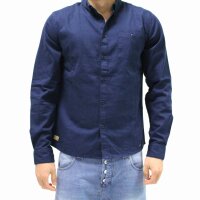 wawiHEROES HUMÖR Herren Hemd BETON in Dunkelblau