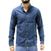 wawiHEROES HUMÖR Herren Hemd TWANO in Blau