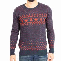 wawiHEROES HUMÖR Herren Strick Pullover ALBERT KNIT...