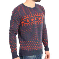 wawiHEROES HUMÖR Herren Strick Pullover ALBERT KNIT...