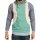 wawiHEROES HUMÖR Herren Kapuzen Sweatshirt XYLO in Grün/Beige/Blau