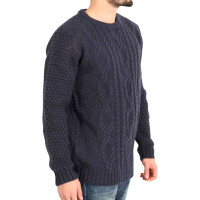 wawiHEROES ANERKJENDT Herren Strick Pullover in Dunkelblau