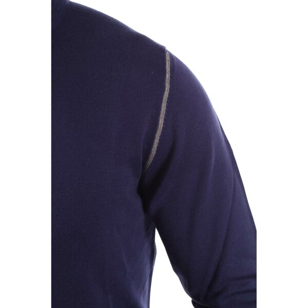 wawiHEROES BLAUER USA Herren Pullover COLLO in Blau