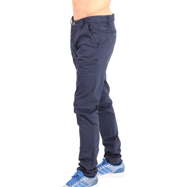 wawiHEROES HUMÖR Herren Chino Hose MOAN in Blau