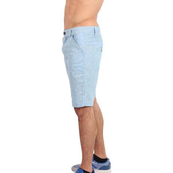 wawiHEROES ANERKJENDT Herrenshort MAX BLUESTONE in Hellblau