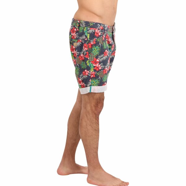 wawiHEROES HUMÖR Herren Short NIEDER DRESS BLUES in Bunt