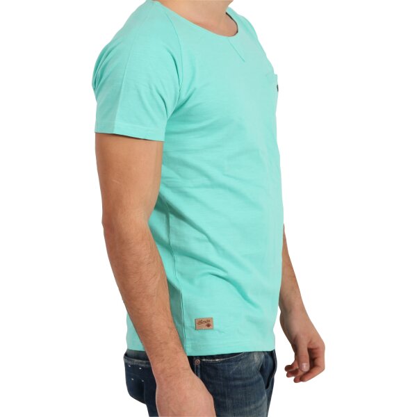 wawiHEROES HUMÖR Herren T-Shirt CULA in Türkis