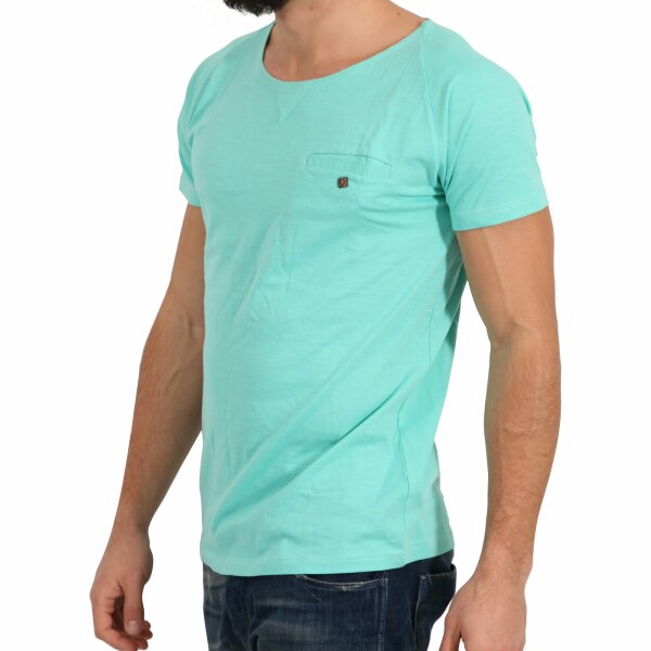 wawiHEROES HUMÖR Herren T-Shirt CULA in Türkis