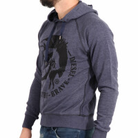 wawiHEROES DIESEL Herren Sweatshirt SUZANNE mit Kapuze in...