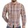wawiHEROES GANT USA Herren Hemd Langarm MANHATTAN POPLIN in Braun/Weiß/Orange
