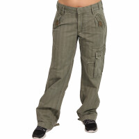 wawiHEROES PEPE JEANS Damen Hose MUSTANG WILLOW in Oliv