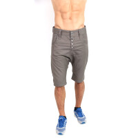 wawiHEROES HUMÖR Herren Short CESAR CASTLEROCK in Grau