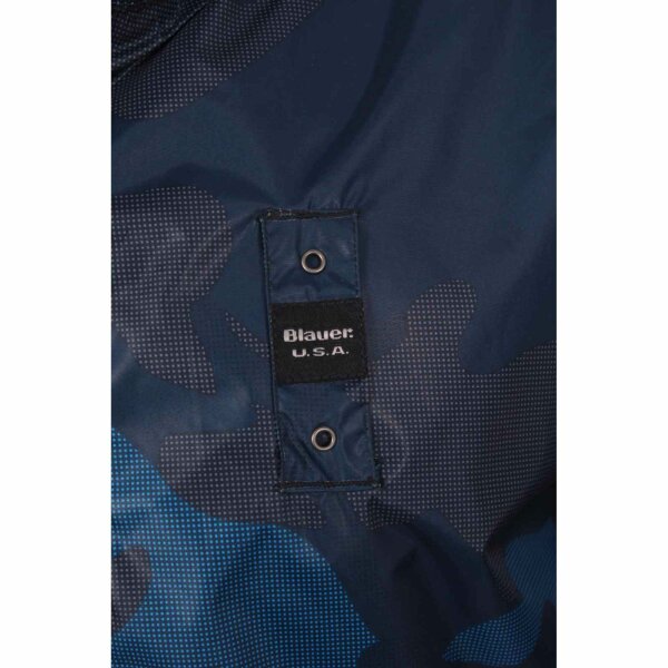 wawiHEROES BLAUER USA Herren Windbreaker CAPOSPALLA in Blau