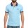 wawiHEROES FRESH BRAND Herren Kurzarm Polo Shirt in Hellblau